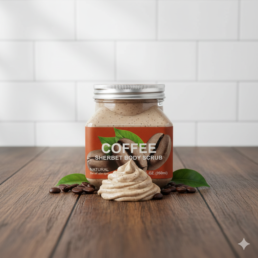 Coffee Sherbet Body Scrub (350ml)