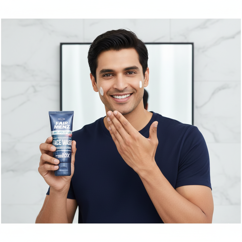 Fair Menz Skincare Anti-Pollution Face Wash - High-Powered 10X Formula