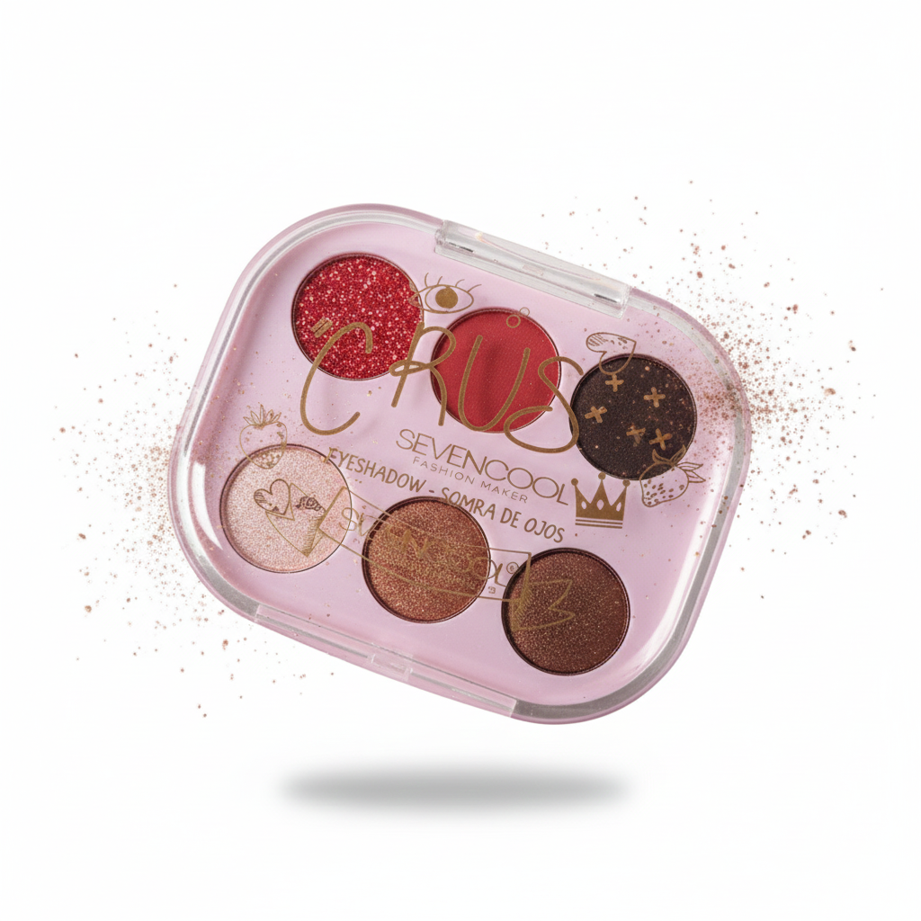 Seven Cool CRUSH 6-Pan Eyeshadow Palette