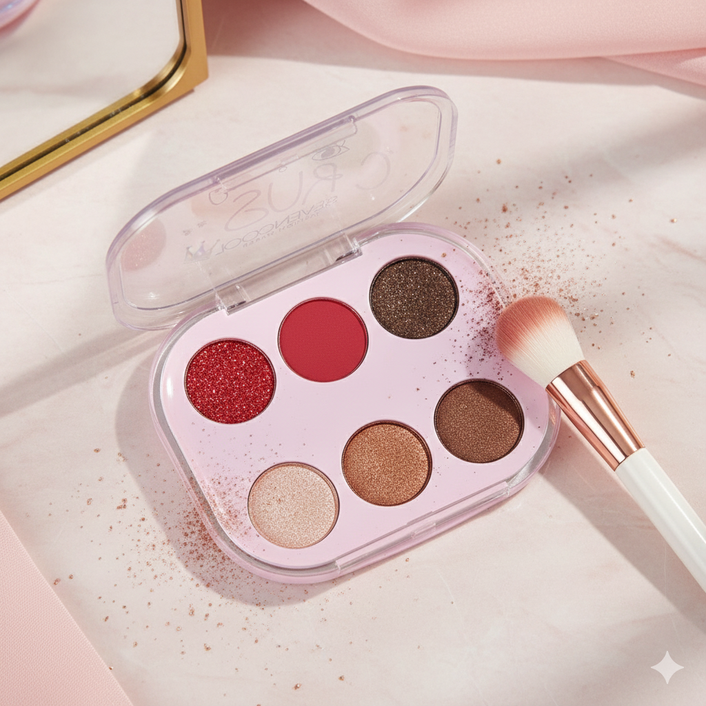 Seven Cool CRUSH 6-Pan Eyeshadow Palette