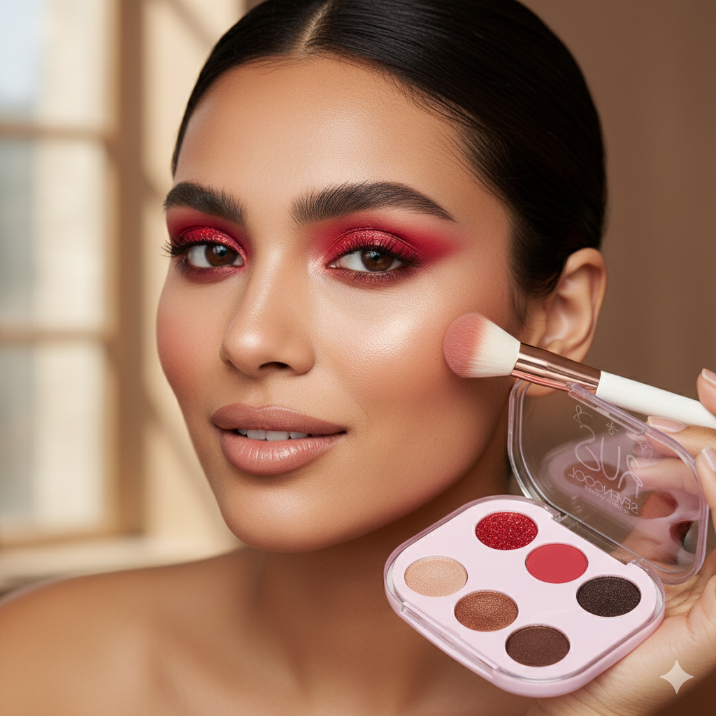 Seven Cool CRUSH 6-Pan Eyeshadow Palette